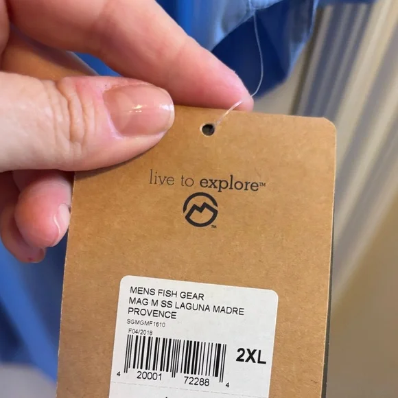 NEW Men’s Magellan Fishing Shirt Size 2X - Picture 5 of 9